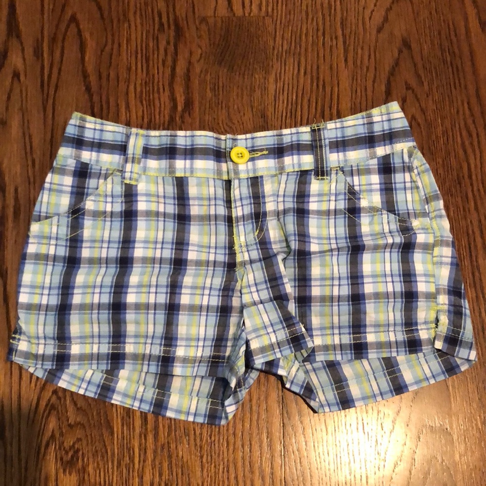So Brand Plaid Shorts Junior Size 1